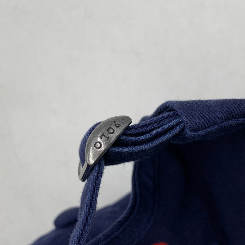 【中古品】【メンズ/レディース】 POLO RALPH LAUREN ポロ・ラルフローレン CHINO SPORT CAP チノ スポーツ キャップ 帽子 185-260704-kh-20-izu サイズ：ONE SIZE カラー：ネイビー 万代Net店