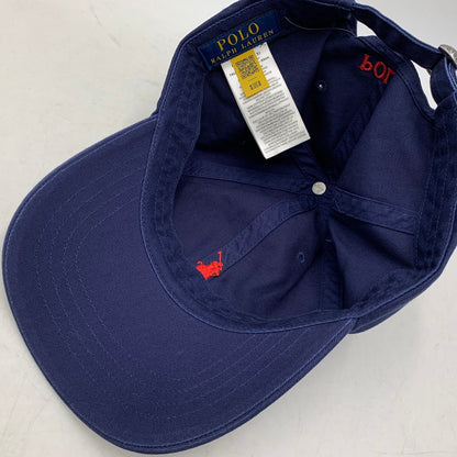 【中古品】【メンズ/レディース】 POLO RALPH LAUREN ポロ・ラルフローレン CHINO SPORT CAP チノ スポーツ キャップ 帽子 185-260704-kh-20-izu サイズ：ONE SIZE カラー：ネイビー 万代Net店