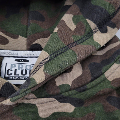 【中古品】【メンズ】 PRO CLUB プロクラブ HEAVY WEIGHT HOODED SWEATSHIRT ヘビー ウェイト フーデッド スウェットシャツ トップス 長袖 142-260710-cs-20-izu サイズ：XL カラー：マルチ 万代Net店