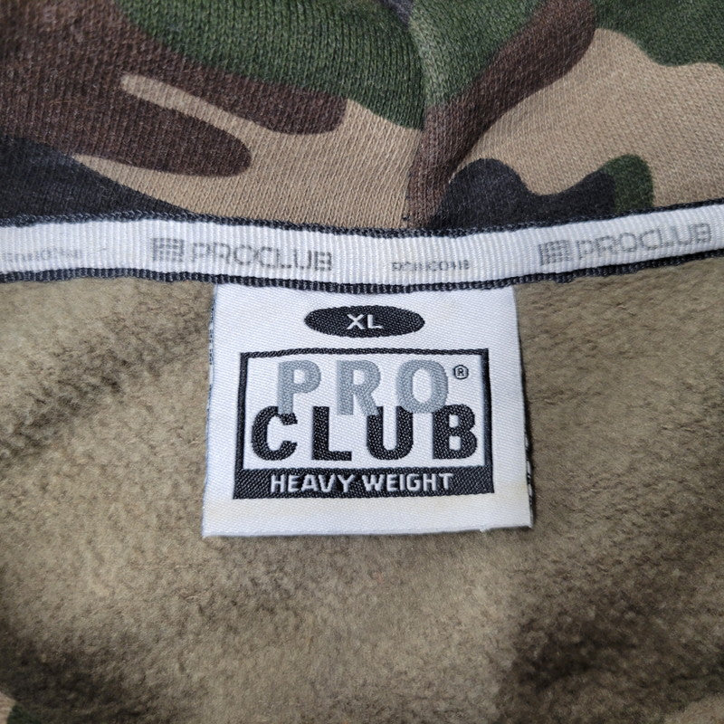 【中古品】【メンズ】 PRO CLUB プロクラブ HEAVY WEIGHT HOODED SWEATSHIRT ヘビー ウェイト フーデッド スウェットシャツ トップス 長袖 142-260710-cs-20-izu サイズ：XL カラー：マルチ 万代Net店