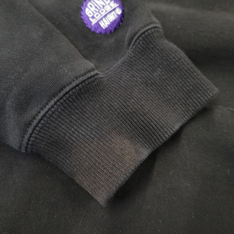 【中古品】【メンズ】 HAIGHT×GRINDLODGE ヘイト×グラインドロッジ FRESH LEAF HOODIE フレッシュ リーフ フーディー トップス 長袖 142-260710-cs-19-izu サイズ：XL カラー：ブラック 万代Net店