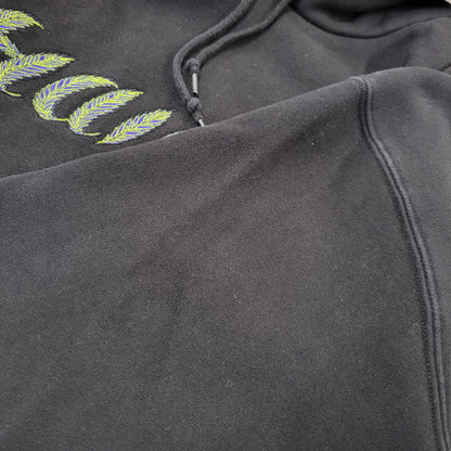 【中古品】【メンズ】 HAIGHT×GRINDLODGE ヘイト×グラインドロッジ FRESH LEAF HOODIE フレッシュ リーフ フーディー トップス 長袖 142-260710-cs-19-izu サイズ：XL カラー：ブラック 万代Net店