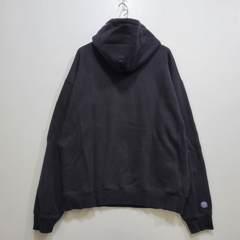 【中古品】【メンズ】 HAIGHT×GRINDLODGE ヘイト×グラインドロッジ FRESH LEAF HOODIE フレッシュ リーフ フーディー トップス 長袖 142-260710-cs-19-izu サイズ：XL カラー：ブラック 万代Net店