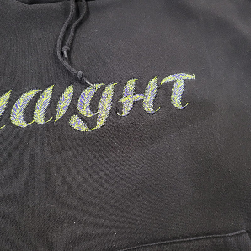 【中古品】【メンズ】 HAIGHT×GRINDLODGE ヘイト×グラインドロッジ FRESH LEAF HOODIE フレッシュ リーフ フーディー トップス 長袖 142-260710-cs-19-izu サイズ：XL カラー：ブラック 万代Net店