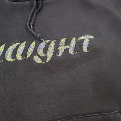 【中古品】【メンズ】 HAIGHT×GRINDLODGE ヘイト×グラインドロッジ FRESH LEAF HOODIE フレッシュ リーフ フーディー トップス 長袖 142-260710-cs-19-izu サイズ：XL カラー：ブラック 万代Net店