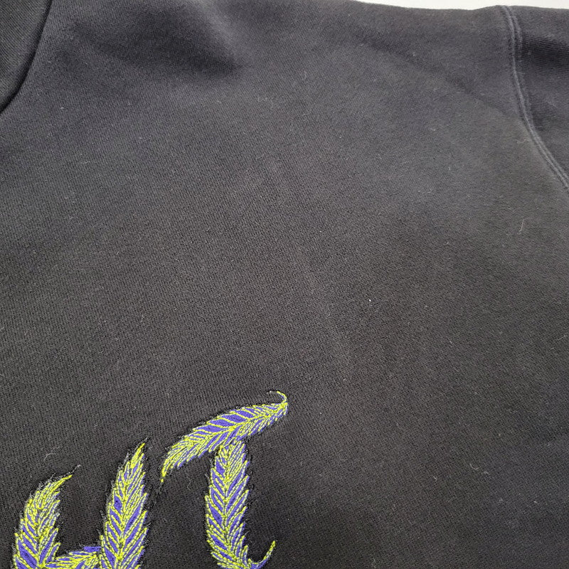 【中古品】【メンズ】 HAIGHT×GRINDLODGE ヘイト×グラインドロッジ FRESH LEAF HOODIE フレッシュ リーフ フーディー トップス 長袖 142-260710-cs-19-izu サイズ：XL カラー：ブラック 万代Net店