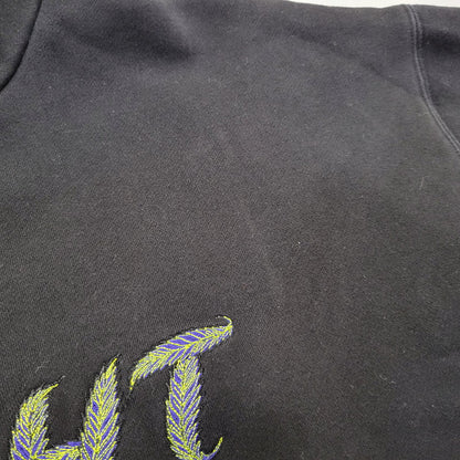 【中古品】【メンズ】 HAIGHT×GRINDLODGE ヘイト×グラインドロッジ FRESH LEAF HOODIE フレッシュ リーフ フーディー トップス 長袖 142-260710-cs-19-izu サイズ：XL カラー：ブラック 万代Net店