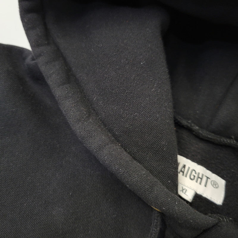 【中古品】【メンズ】 HAIGHT×GRINDLODGE ヘイト×グラインドロッジ FRESH LEAF HOODIE フレッシュ リーフ フーディー トップス 長袖 142-260710-cs-19-izu サイズ：XL カラー：ブラック 万代Net店