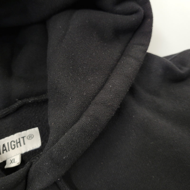 【中古品】【メンズ】 HAIGHT×GRINDLODGE ヘイト×グラインドロッジ FRESH LEAF HOODIE フレッシュ リーフ フーディー トップス 長袖 142-260710-cs-19-izu サイズ：XL カラー：ブラック 万代Net店