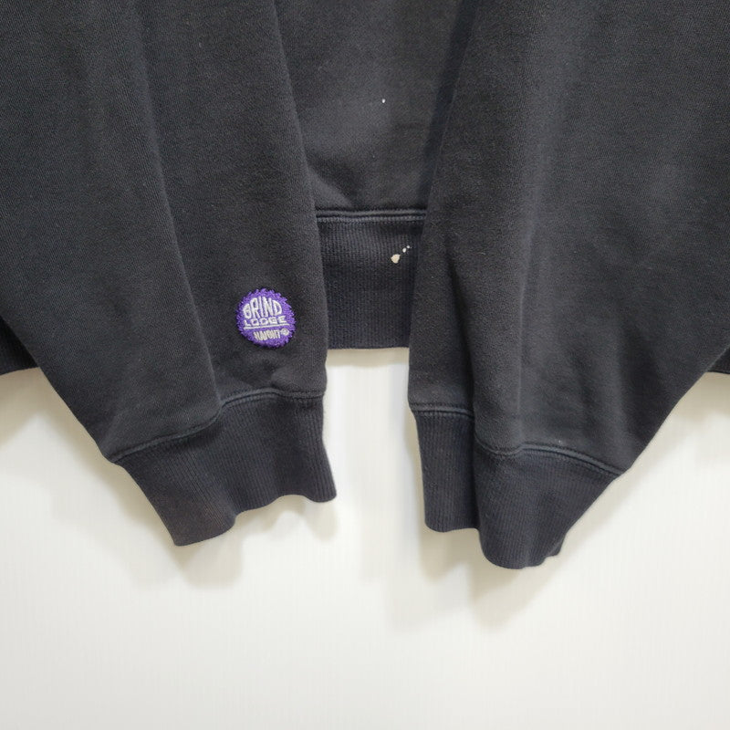 【中古品】【メンズ】 HAIGHT×GRINDLODGE ヘイト×グラインドロッジ FRESH LEAF HOODIE フレッシュ リーフ フーディー トップス 長袖 142-260710-cs-19-izu サイズ：XL カラー：ブラック 万代Net店