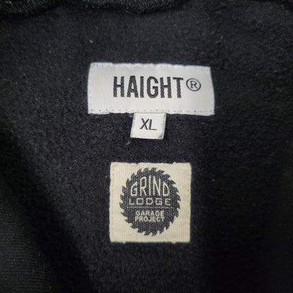 【中古品】【メンズ】 HAIGHT×GRINDLODGE ヘイト×グラインドロッジ FRESH LEAF HOODIE フレッシュ リーフ フーディー トップス 長袖 142-260710-cs-19-izu サイズ：XL カラー：ブラック 万代Net店