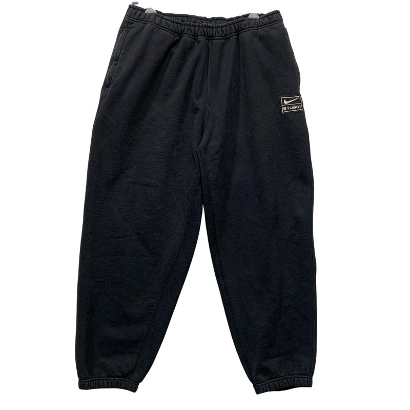 【中古品】【メンズ】 STUSSY ステューシー × NIKE ナイキ NRG WASHED FLEECE PANT DN4030-010 22SS ウォッシュド フリース スウェットパンツ 153-260628-as-24-izu サイズ：XL カラー：ブラック 万代Net店