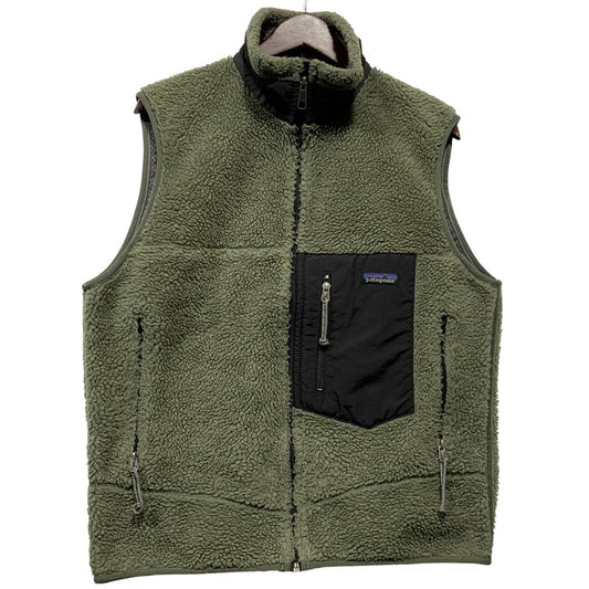 【中古品】【メンズ】 patagonia パタゴニア CLASSIC RETRO-X VEST 23044 クラシック レトロX ベスト USA製 144-260628-as-26-izu サイズ：M カラー：グリーン 万代Net店