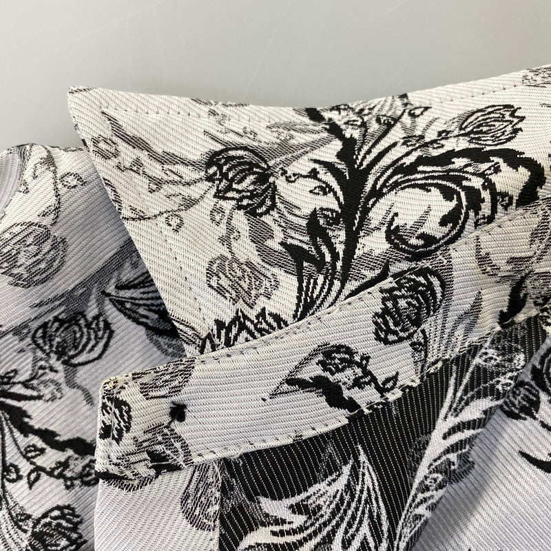 【中古品】【メンズ】 HARE ハレ HA020032TO JACQUARD FLOUR L S SHIRT ジャガード フラワー ロングスリーブ シャツ トップス 長袖 147-260720-ya-06-izu サイズ：M カラー：グレー 万代Net店