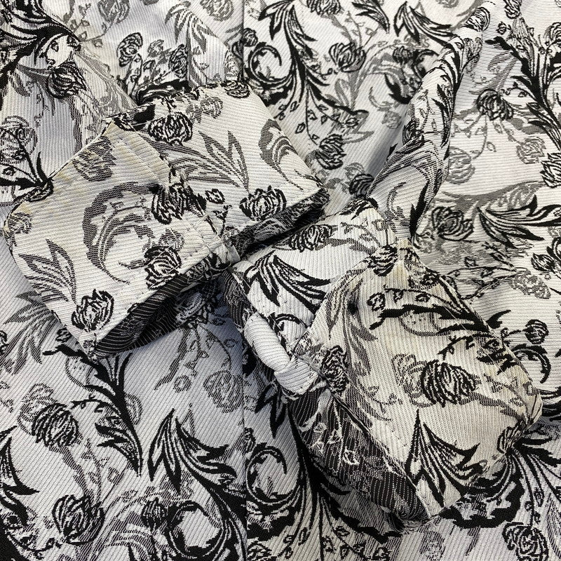【中古品】【メンズ】 HARE ハレ HA020032TO JACQUARD FLOUR L S SHIRT ジャガード フラワー ロングスリーブ シャツ トップス 長袖 147-260720-ya-06-izu サイズ：M カラー：グレー 万代Net店
