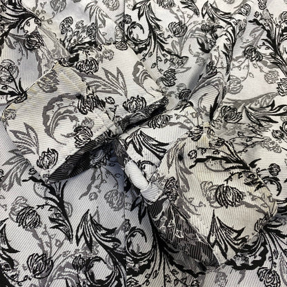【中古品】【メンズ】 HARE ハレ HA020032TO JACQUARD FLOUR L S SHIRT ジャガード フラワー ロングスリーブ シャツ トップス 長袖 147-260720-ya-06-izu サイズ：M カラー：グレー 万代Net店
