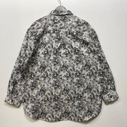 【中古品】【メンズ】 HARE ハレ HA020032TO JACQUARD FLOUR L S SHIRT ジャガード フラワー ロングスリーブ シャツ トップス 長袖 147-260720-ya-06-izu サイズ：M カラー：グレー 万代Net店
