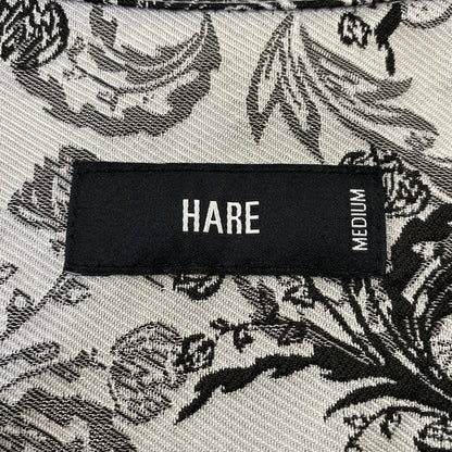 【中古品】【メンズ】 HARE ハレ HA020032TO JACQUARD FLOUR L S SHIRT ジャガード フラワー ロングスリーブ シャツ トップス 長袖 147-260720-ya-06-izu サイズ：M カラー：グレー 万代Net店
