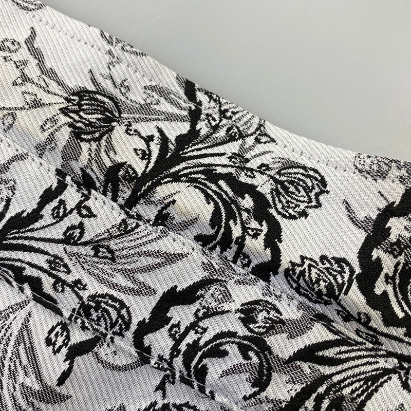 【中古品】【メンズ】 HARE ハレ HA020032TO JACQUARD FLOUR L S SHIRT ジャガード フラワー ロングスリーブ シャツ トップス 長袖 147-260720-ya-06-izu サイズ：M カラー：グレー 万代Net店