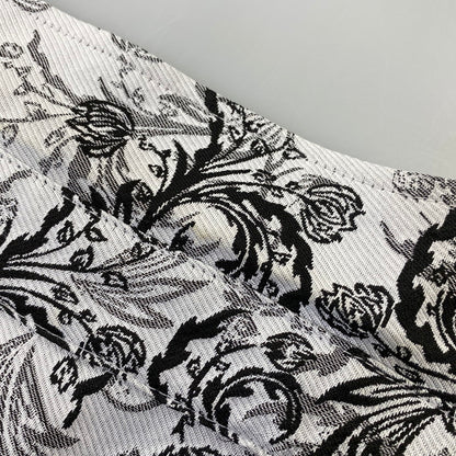 【中古品】【メンズ】 HARE ハレ HA020032TO JACQUARD FLOUR L S SHIRT ジャガード フラワー ロングスリーブ シャツ トップス 長袖 147-260720-ya-06-izu サイズ：M カラー：グレー 万代Net店
