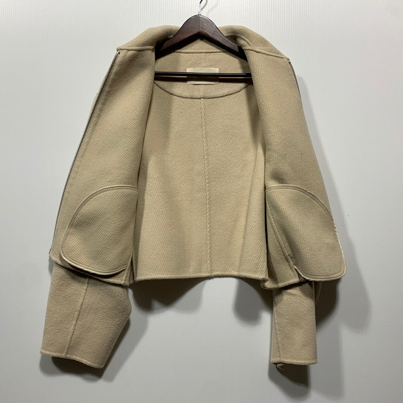 【中古品】【レディース】 TODAYFUL トゥデイフル WOOL ZIP BLOUSON 12320201 ウール ジップ ブルゾン アウター 168-260628-as-29-izu サイズ：38 カラー：アイボリー 万代Net店