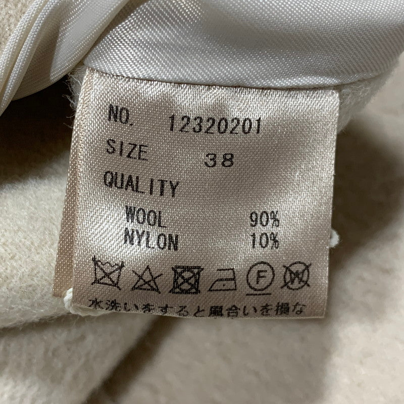 【中古品】【レディース】 TODAYFUL トゥデイフル WOOL ZIP BLOUSON 12320201 ウール ジップ ブルゾン アウター 168-260628-as-29-izu サイズ：38 カラー：アイボリー 万代Net店