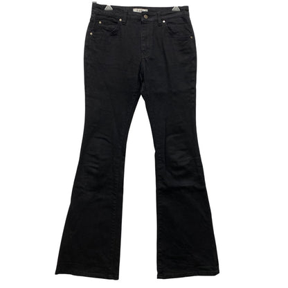 【中古品】【メンズ】 LMOOD エルムード FLARE DENIM PANTS フレア デニム パンツ ボトムス 158-260704-kh-15-izu サイズ：38 カラー：ブラック 万代Net店