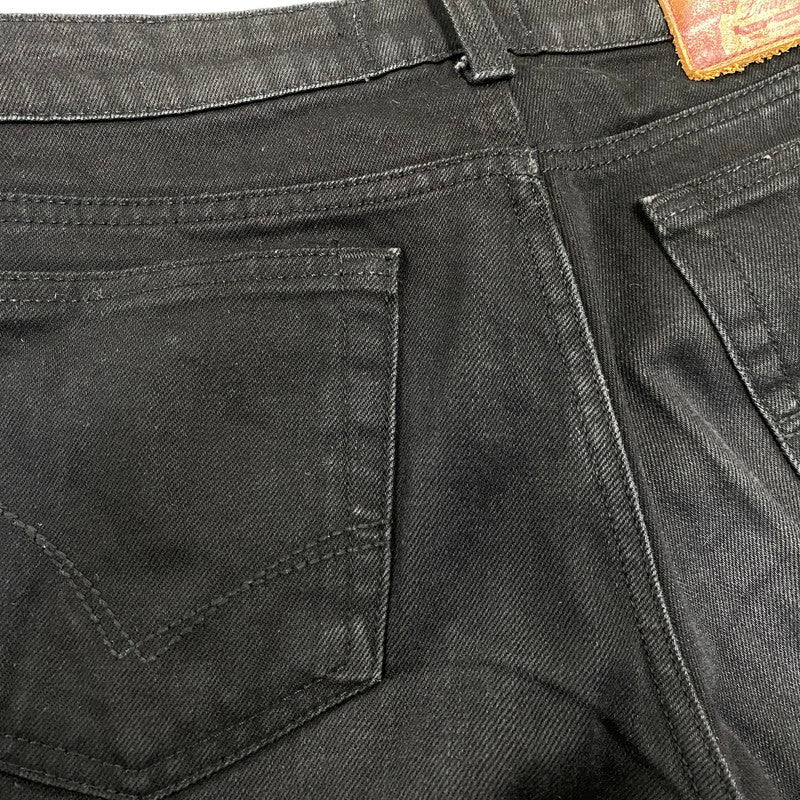 【中古品】【メンズ】 LMOOD エルムード FLARE DENIM PANTS フレア デニム パンツ ボトムス 158-260704-kh-15-izu サイズ：38 カラー：ブラック 万代Net店