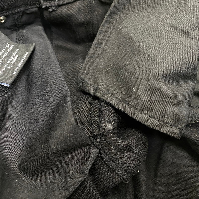 【中古品】【メンズ】 LMOOD エルムード FLARE DENIM PANTS フレア デニム パンツ ボトムス 158-260704-kh-15-izu サイズ：38 カラー：ブラック 万代Net店