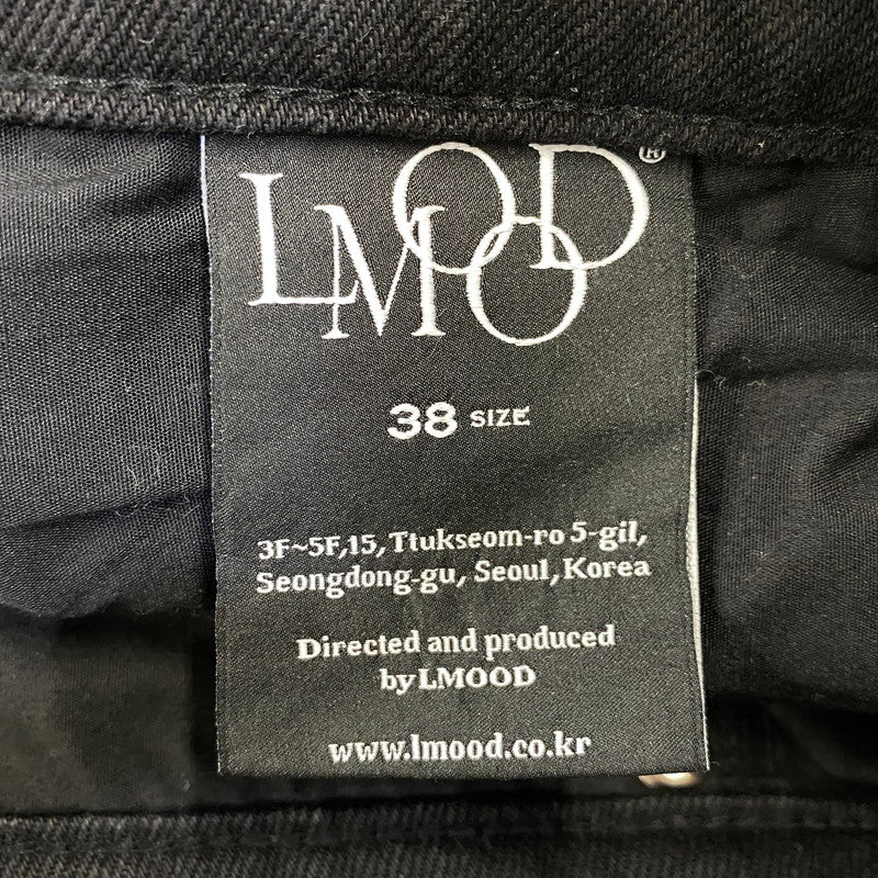 【中古品】【メンズ】 LMOOD エルムード FLARE DENIM PANTS フレア デニム パンツ ボトムス 158-260704-kh-15-izu サイズ：38 カラー：ブラック 万代Net店