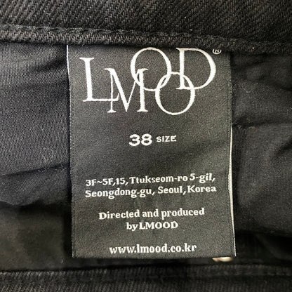 【中古品】【メンズ】 LMOOD エルムード FLARE DENIM PANTS フレア デニム パンツ ボトムス 158-260704-kh-15-izu サイズ：38 カラー：ブラック 万代Net店