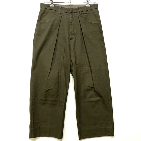 【中古品】【メンズ】 UNUSED アンユーズド DUCK WIDE PANTS UW0611 ダックワイドパンツ 151-260702-as-04-izu サイズ：3 カラー：カーキ 万代Net店