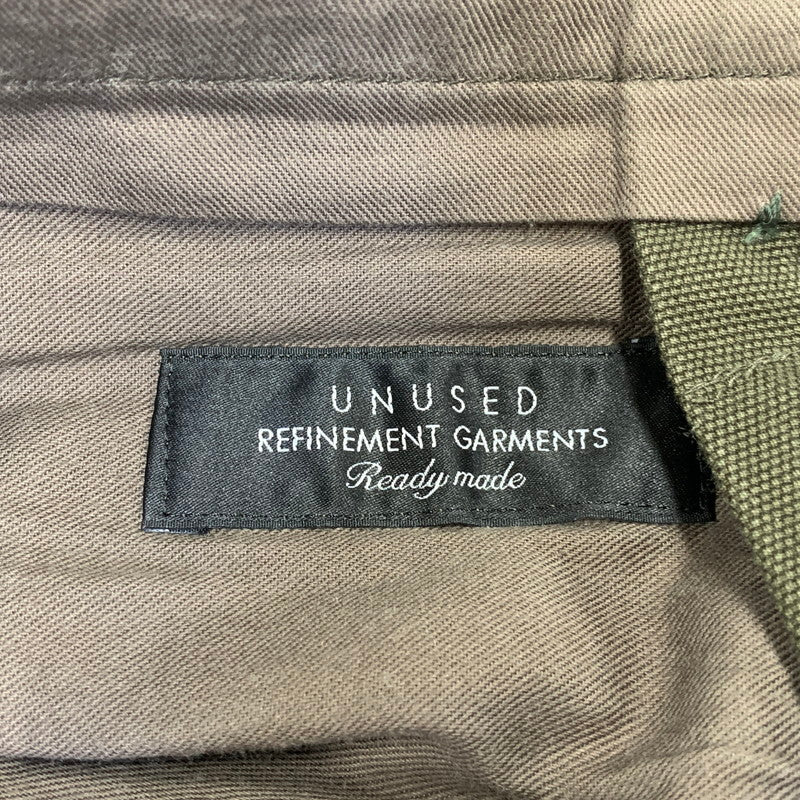 【中古品】【メンズ】 UNUSED アンユーズド DUCK WIDE PANTS UW0611 ダックワイドパンツ 151-260702-as-04-izu サイズ：3 カラー：カーキ 万代Net店