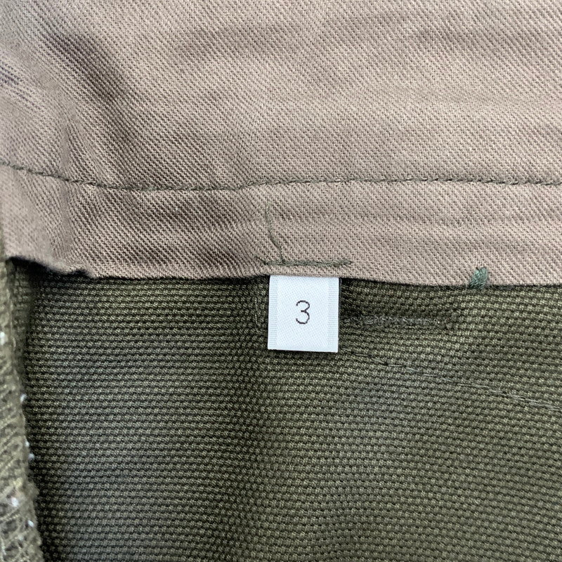 【中古品】【メンズ】 UNUSED アンユーズド DUCK WIDE PANTS UW0611 ダックワイドパンツ 151-260702-as-04-izu サイズ：3 カラー：カーキ 万代Net店