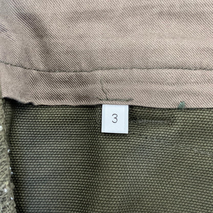 【中古品】【メンズ】 UNUSED アンユーズド DUCK WIDE PANTS UW0611 ダックワイドパンツ 151-260702-as-04-izu サイズ：3 カラー：カーキ 万代Net店