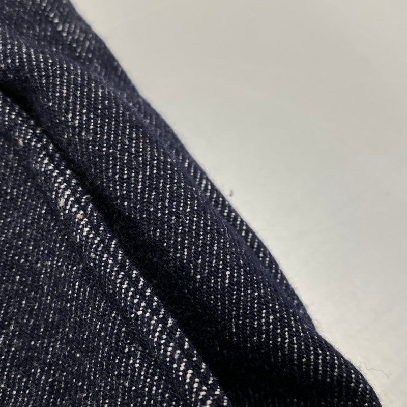 【中古品】【メンズ】 GRAPHPAPER グラフペーパー GPW16-DPT02 C/W DENIM WIDE EASY SLACKS コットンウール デニム ワイド イージー スラックス パンツ ボトムス 151-260704-kh-14-izu サイズ：F カラー：インディゴ 万代Net店
