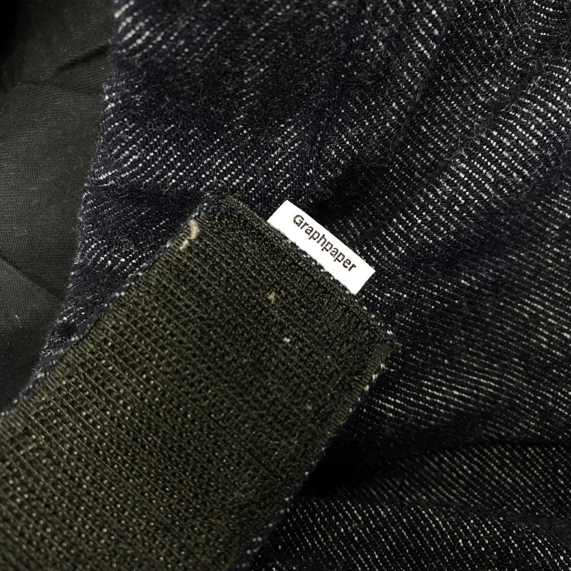 【中古品】【メンズ】 GRAPHPAPER グラフペーパー GPW16-DPT02 C/W DENIM WIDE EASY SLACKS コットンウール デニム ワイド イージー スラックス パンツ ボトムス 151-260704-kh-14-izu サイズ：F カラー：インディゴ 万代Net店