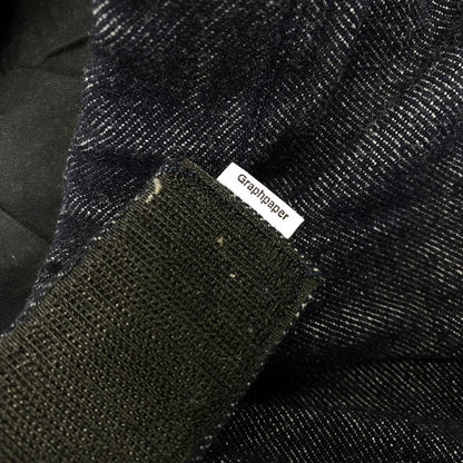 【中古品】【メンズ】 GRAPHPAPER グラフペーパー GPW16-DPT02 C/W DENIM WIDE EASY SLACKS コットンウール デニム ワイド イージー スラックス パンツ ボトムス 151-260704-kh-14-izu サイズ：F カラー：インディゴ 万代Net店