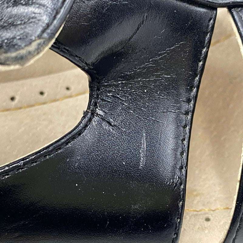【現状渡し品】【メンズ】 STACY ADAMS ステイシーアダムス 25112-001 LEATHER GURKHA SANDAL レザー グルカ サンダル 靴 164-260628-kh-01-izu サイズ：9M カラー：ブラック 万代Net店
