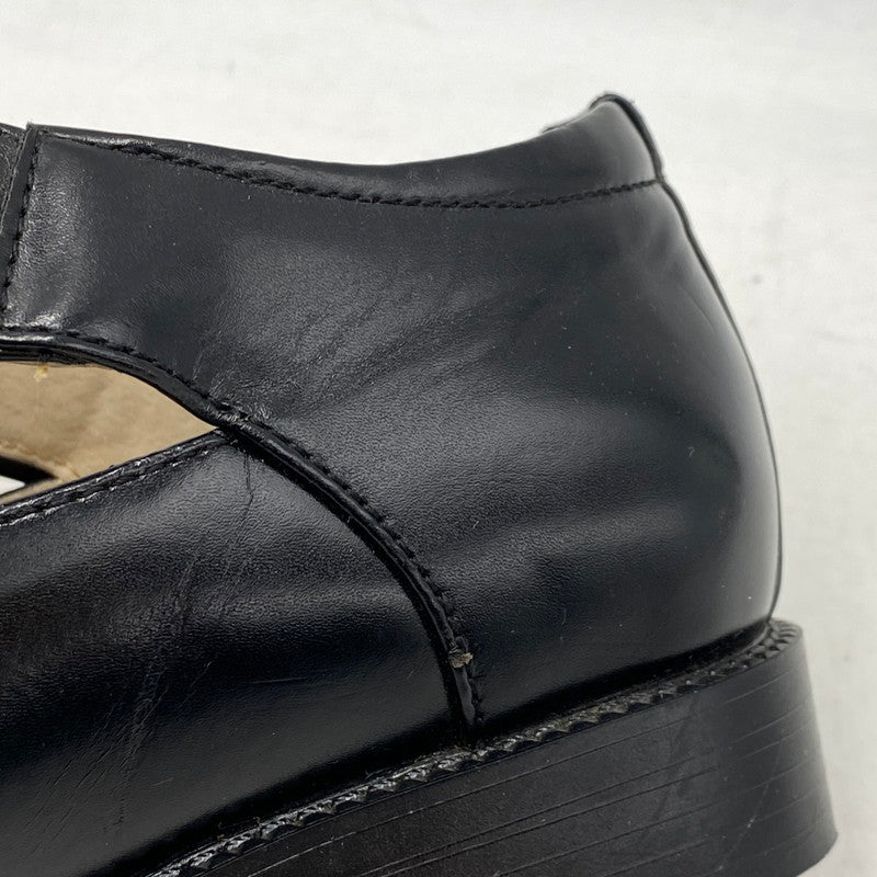 【現状渡し品】【メンズ】 STACY ADAMS ステイシーアダムス 25112-001 LEATHER GURKHA SANDAL レザー グルカ サンダル 靴 164-260628-kh-01-izu サイズ：9M カラー：ブラック 万代Net店