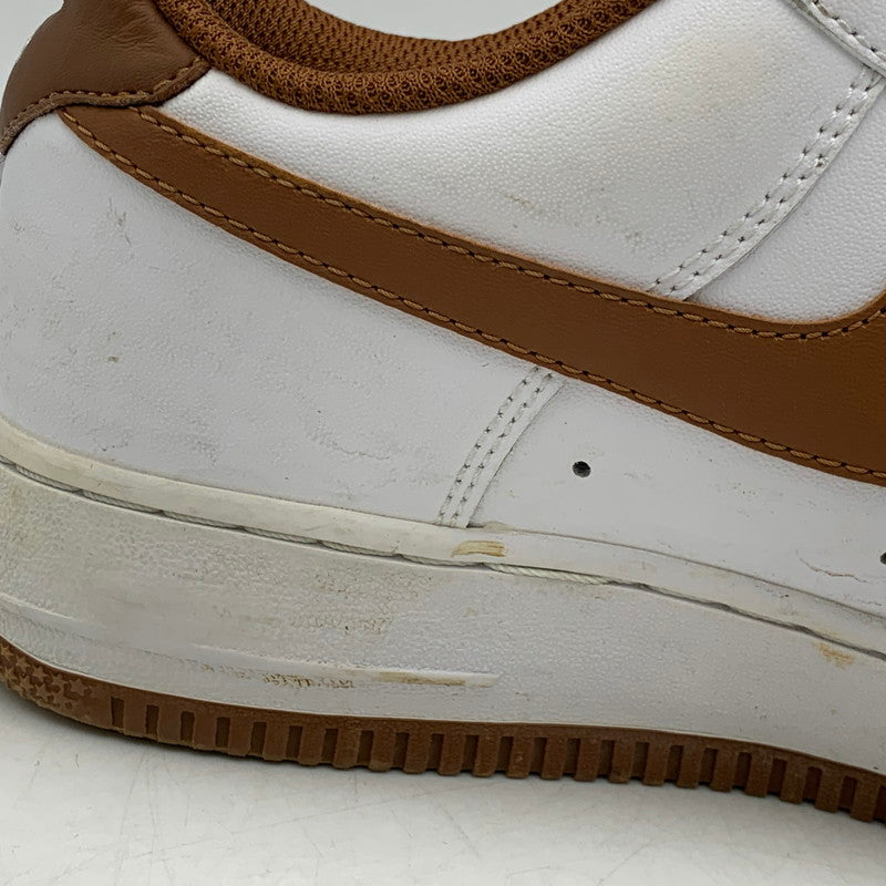 【中古品】【メンズ/レディース】 NIKE ナイキ DH7561-100 AIR FORCE 1 LOW '07 エア フォース ワン ロー スニーカー シューズ 靴 160-260705-cs-04-izu サイズ：25cm カラー：WHITE/PECAN-WHITE 万代Net店