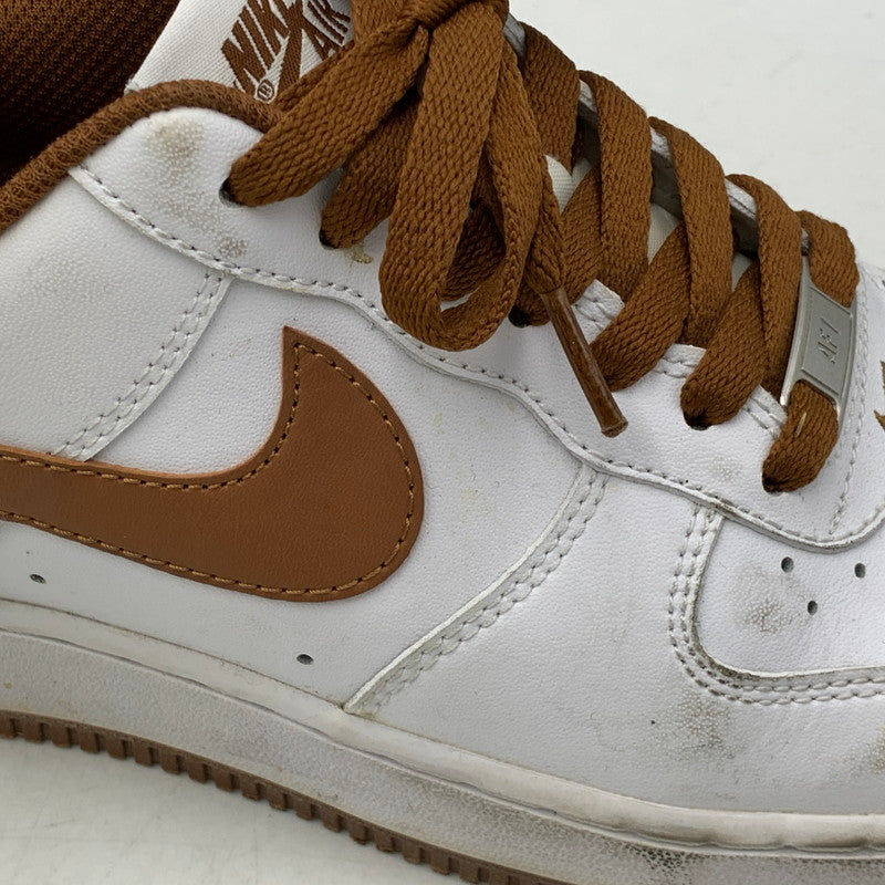 【中古品】【メンズ/レディース】 NIKE ナイキ DH7561-100 AIR FORCE 1 LOW '07 エア フォース ワン ロー スニーカー シューズ 靴 160-260705-cs-04-izu サイズ：25cm カラー：WHITE/PECAN-WHITE 万代Net店