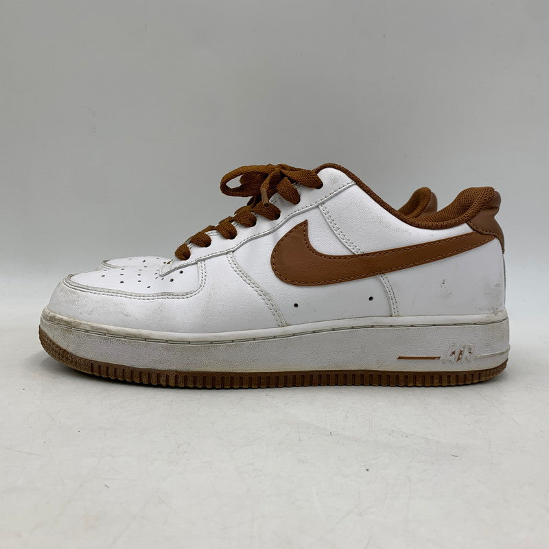 【中古品】【メンズ/レディース】 NIKE ナイキ DH7561-100 AIR FORCE 1 LOW '07 エア フォース ワン ロー スニーカー シューズ 靴 160-260705-cs-04-izu サイズ：25cm カラー：WHITE/PECAN-WHITE 万代Net店