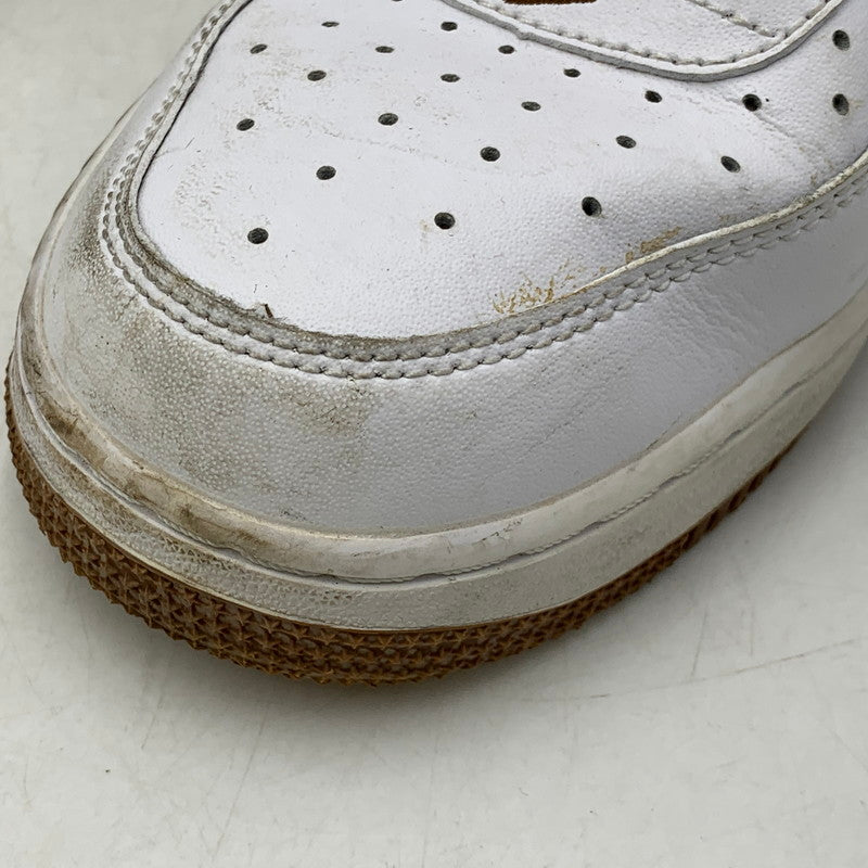 【中古品】【メンズ/レディース】 NIKE ナイキ DH7561-100 AIR FORCE 1 LOW '07 エア フォース ワン ロー スニーカー シューズ 靴 160-260705-cs-04-izu サイズ：25cm カラー：WHITE/PECAN-WHITE 万代Net店