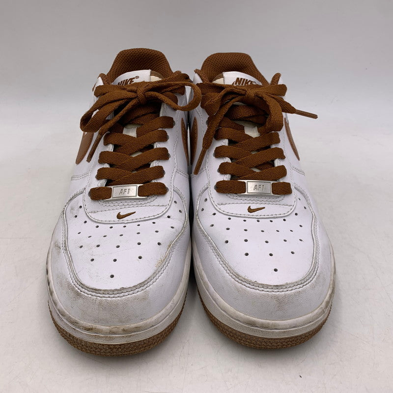 【中古品】【メンズ/レディース】 NIKE ナイキ DH7561-100 AIR FORCE 1 LOW '07 エア フォース ワン ロー スニーカー シューズ 靴 160-260705-cs-04-izu サイズ：25cm カラー：WHITE/PECAN-WHITE 万代Net店