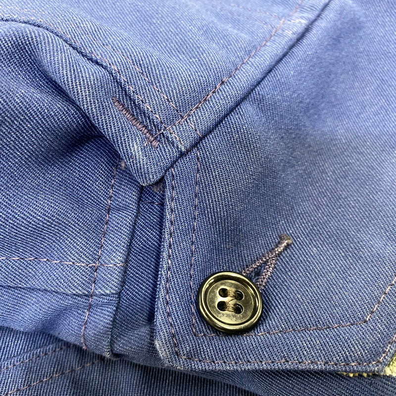 【中古品】【メンズ】 USED USA製 BOA LINER WORK JACKET ボア ライナー ワーク ジャケット アウター 146-260704-kh-12-izu カラー：ブルー 万代Net店