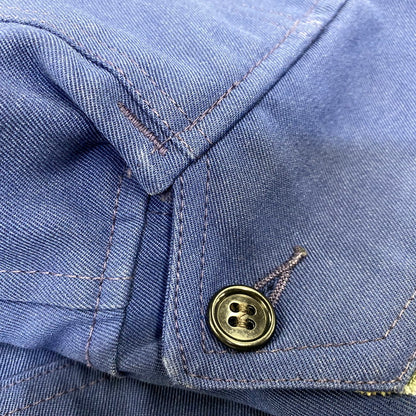 【中古品】【メンズ】 USED USA製 BOA LINER WORK JACKET ボア ライナー ワーク ジャケット アウター 146-260704-kh-12-izu カラー：ブルー 万代Net店
