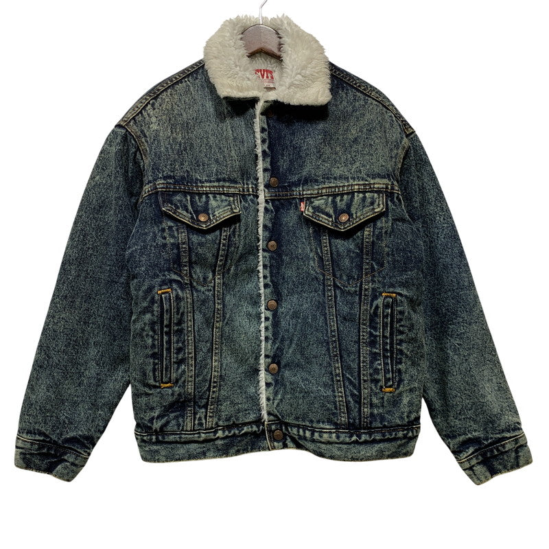 【中古品】【メンズ】 Levi's リーバイス BOA LINER DENIM JACKET 70609-0227 ボアライナー デニムジャケット USA製 アウター 146-260628-as-30-izu サイズ：S カラー：インディゴ 万代Net店