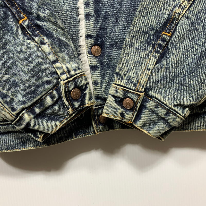 【中古品】【メンズ】 Levi's リーバイス BOA LINER DENIM JACKET 70609-0227 ボアライナー デニムジャケット USA製 アウター 146-260628-as-30-izu サイズ：S カラー：インディゴ 万代Net店