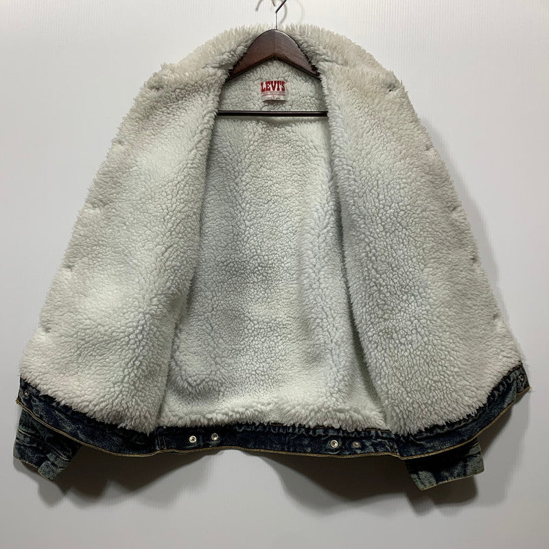 【中古品】【メンズ】 Levi's リーバイス BOA LINER DENIM JACKET 70609-0227 ボアライナー デニムジャケット USA製 アウター 146-260628-as-30-izu サイズ：S カラー：インディゴ 万代Net店